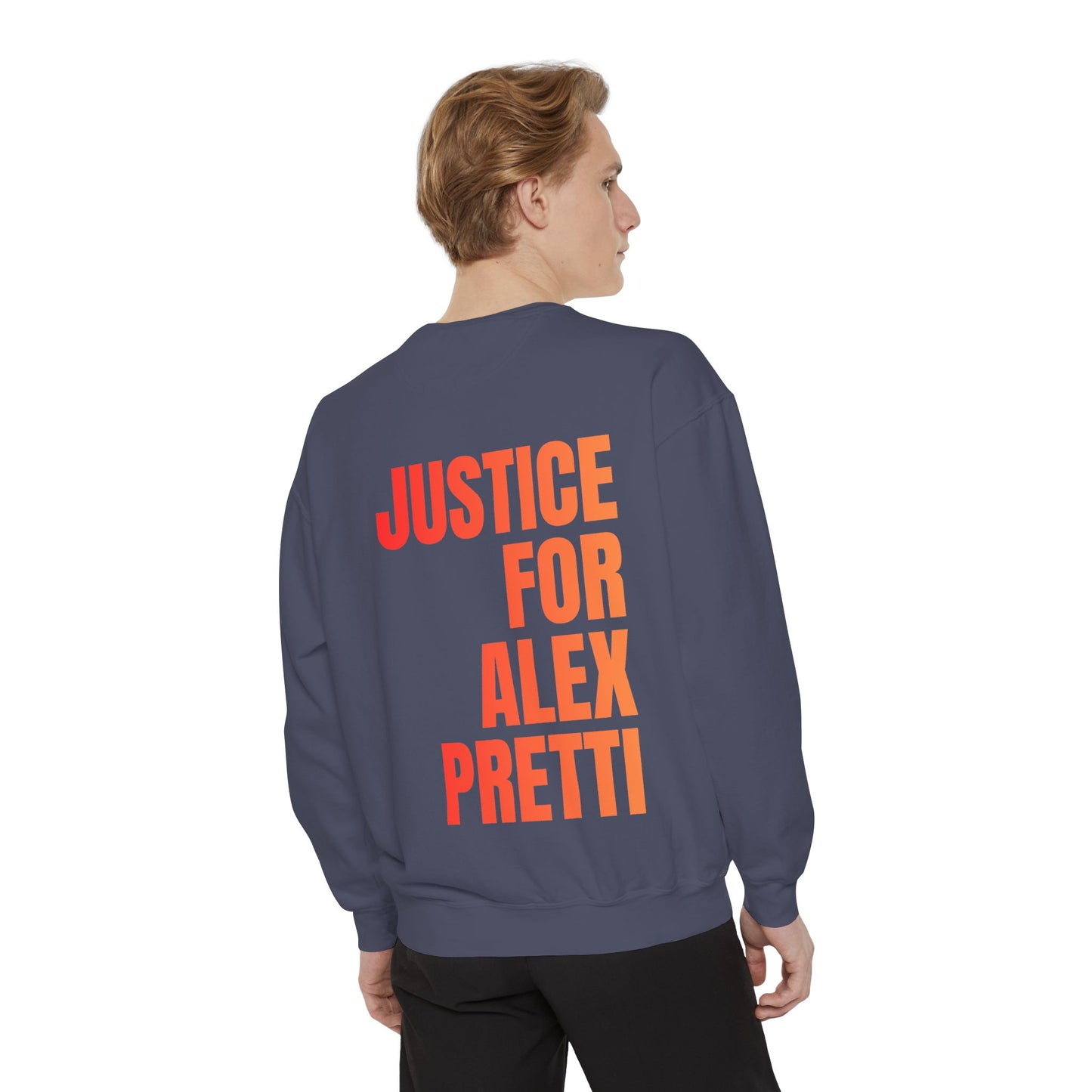 Justice for Renee Good & Alex Pretti Unisex Garment-Dyed Sweatshirt