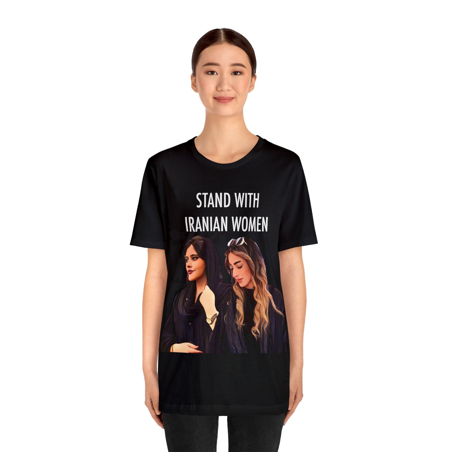 Stand with the women of Iran -Mahsa Amini, Hadis Najafi unisex tee, 25% goes to Charity, Unique Christmas Gift, Made USA