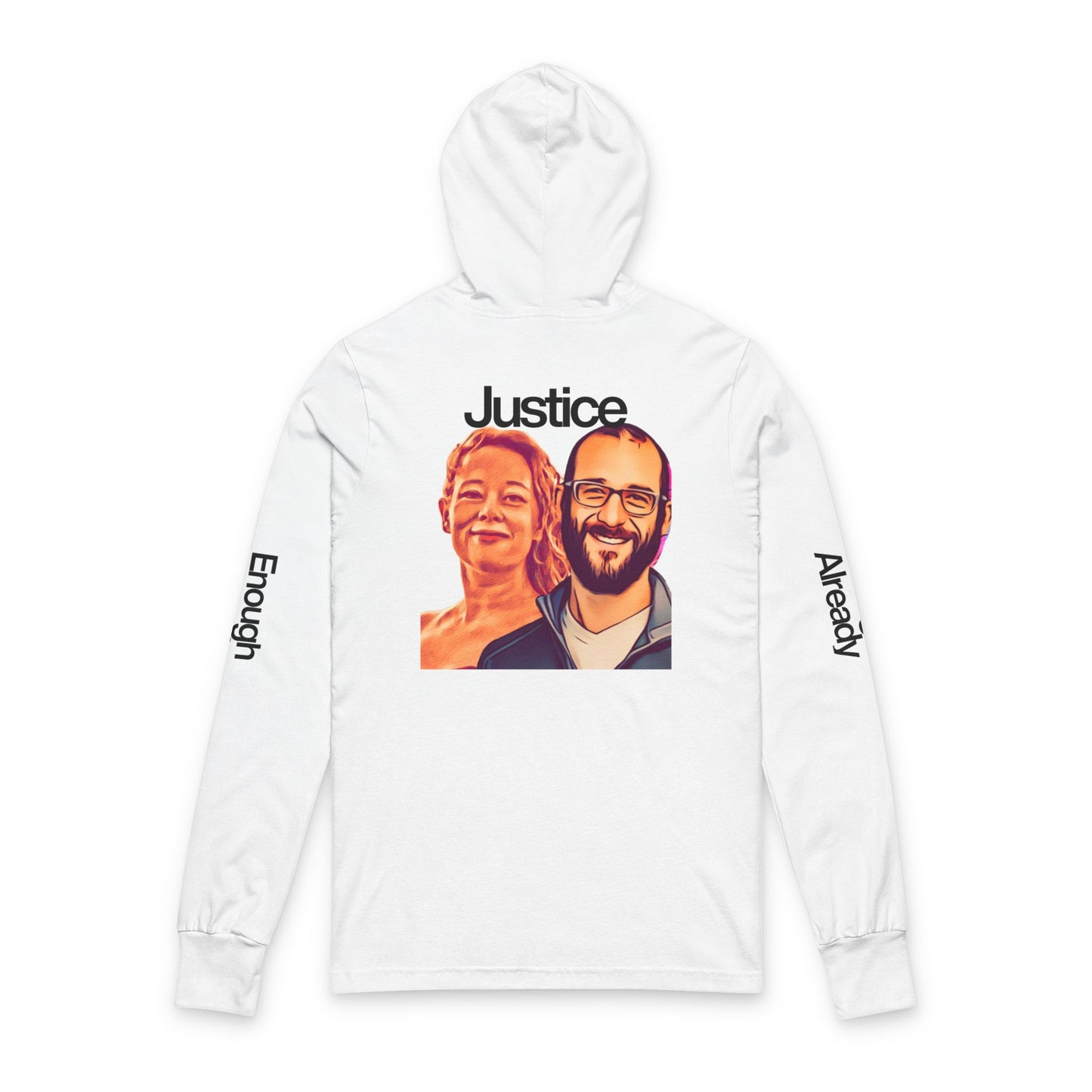 Justice for Renee good & Alex Pretti F*CK Off ICE Unisex Hooded Long Sleeve Tee