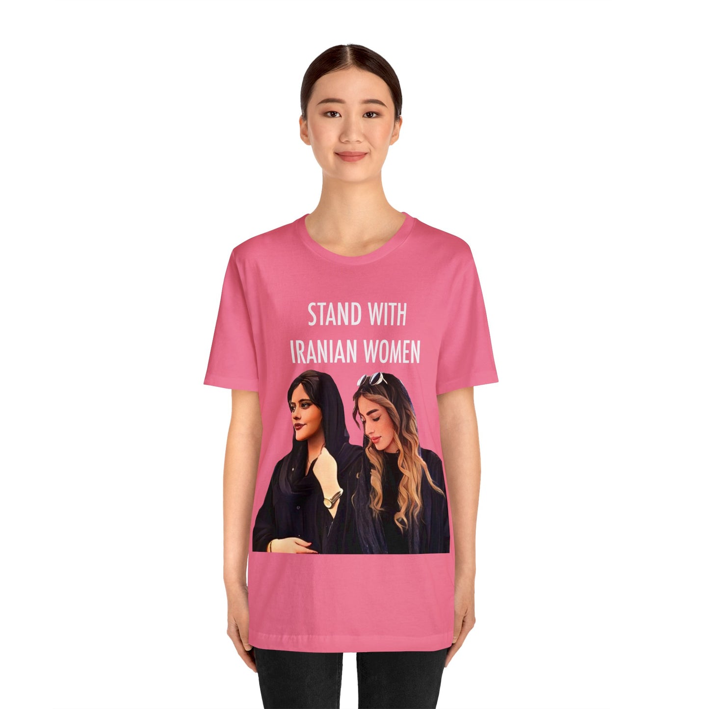 Stand with the women of Iran -Mahsa Amini, Hadis Najafi unisex tee, 25% goes to Charity, Unique Christmas Gift, Made USA