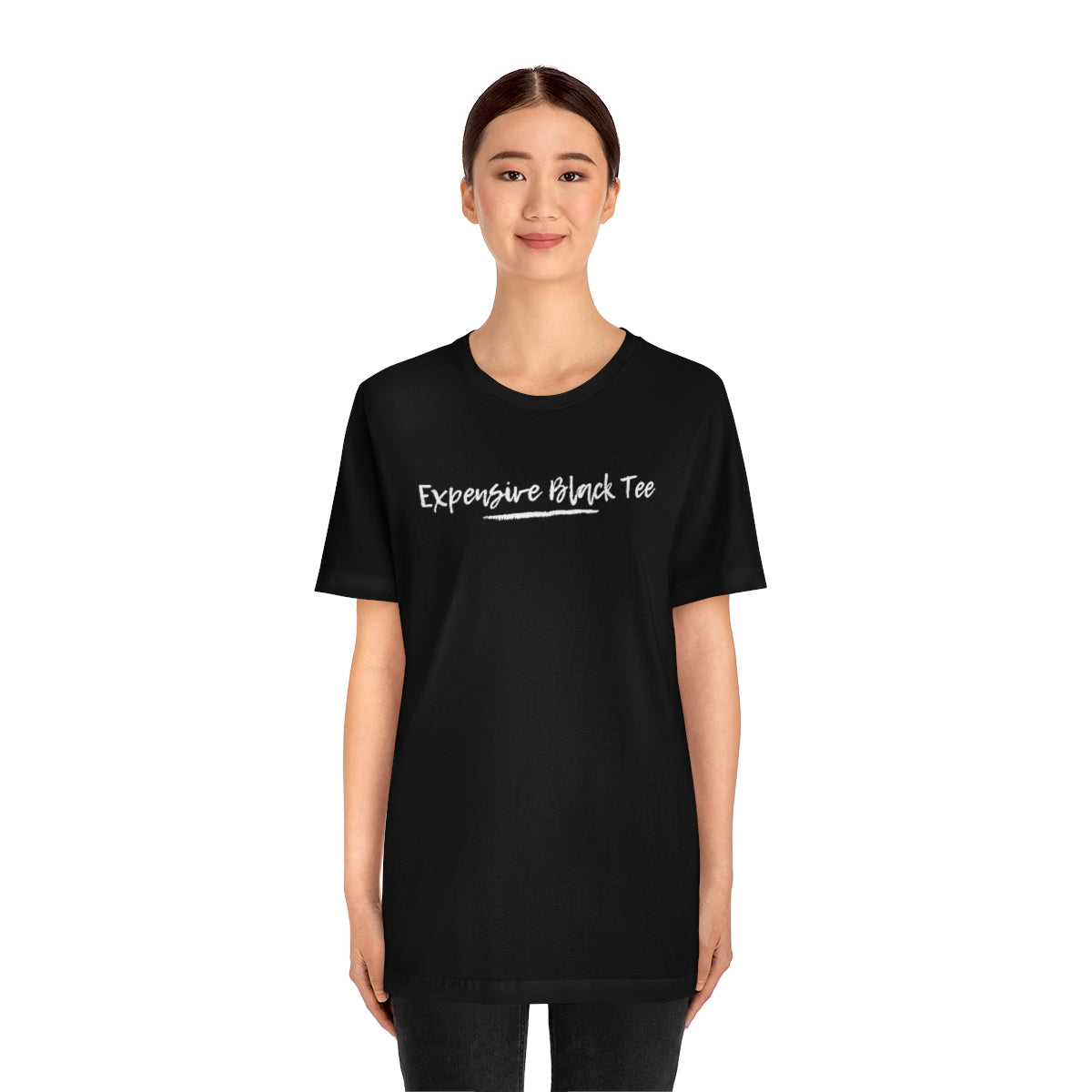 Expensive Unisex Black Short Sleeve 25% of the proceeds goes to Charity Tee T-Shirt