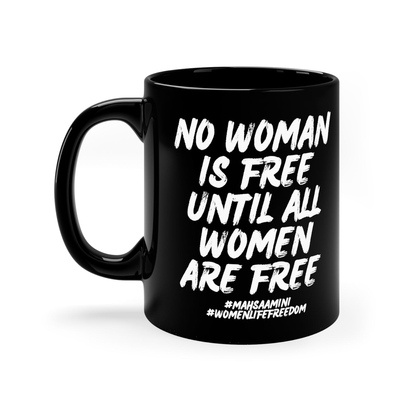 Beautiful Womens Rights Women Life Freedom Iran revolution Black Mug