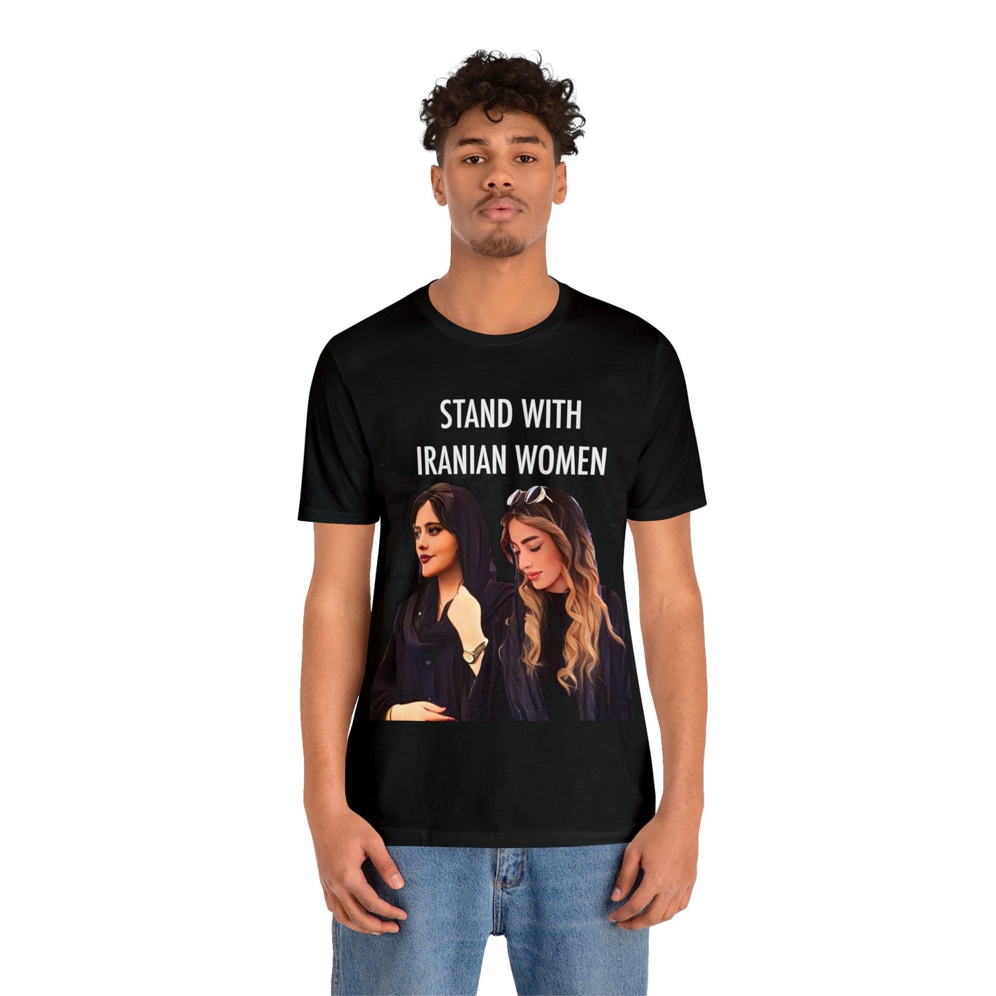 Stand with the women of Iran -Mahsa Amini, Hadis Najafi unisex tee, 25% goes to Charity, Unique Christmas Gift,  Made USA