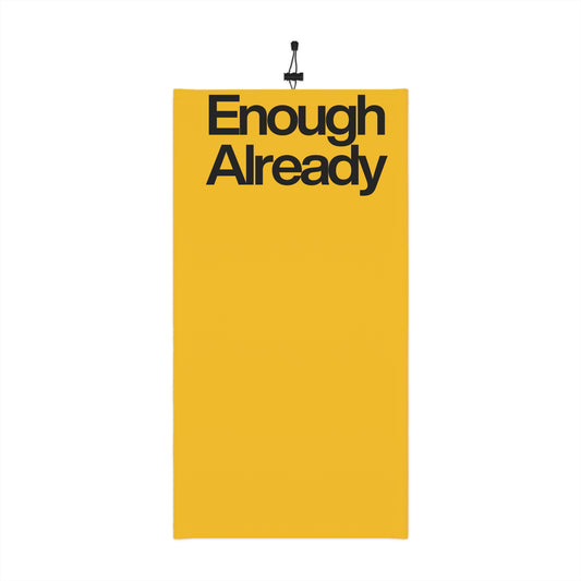 Enough already anti ice Winter Neck Gaiter neck warmer With Drawstring