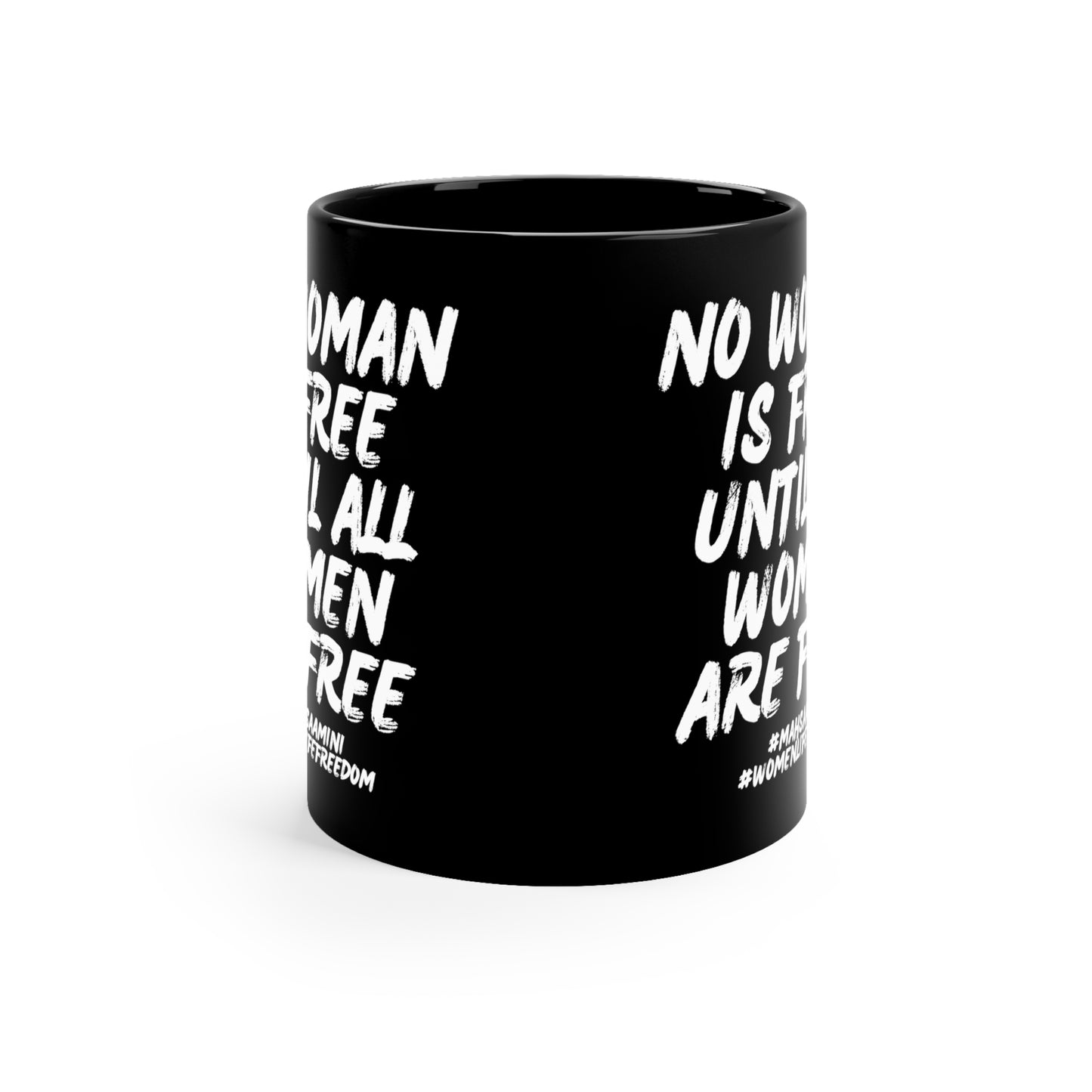 Beautiful Womens Rights Women Life Freedom Iran revolution Black Mug