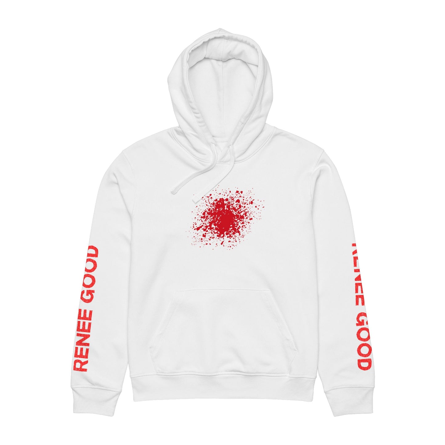 Shocking Renee Good Rest in Peace anti ICE Unisex Drummer 2.0 Organic Mid-Weight Hoodie