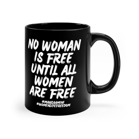 Beautiful Womens Rights Women Life Freedom Iran revolution Black Mug