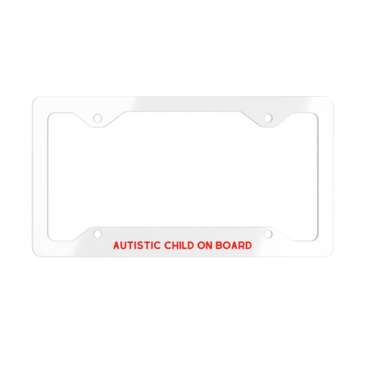 Metal License Plate Frame