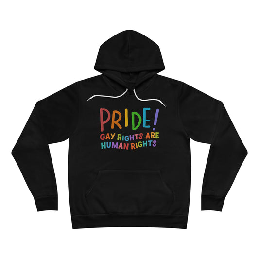 Unisex Gay Rights are Human Rights Pride hoodie, a great pride gift, unique gift, human rights hoodie, we donate 25% of the proceeds to charity