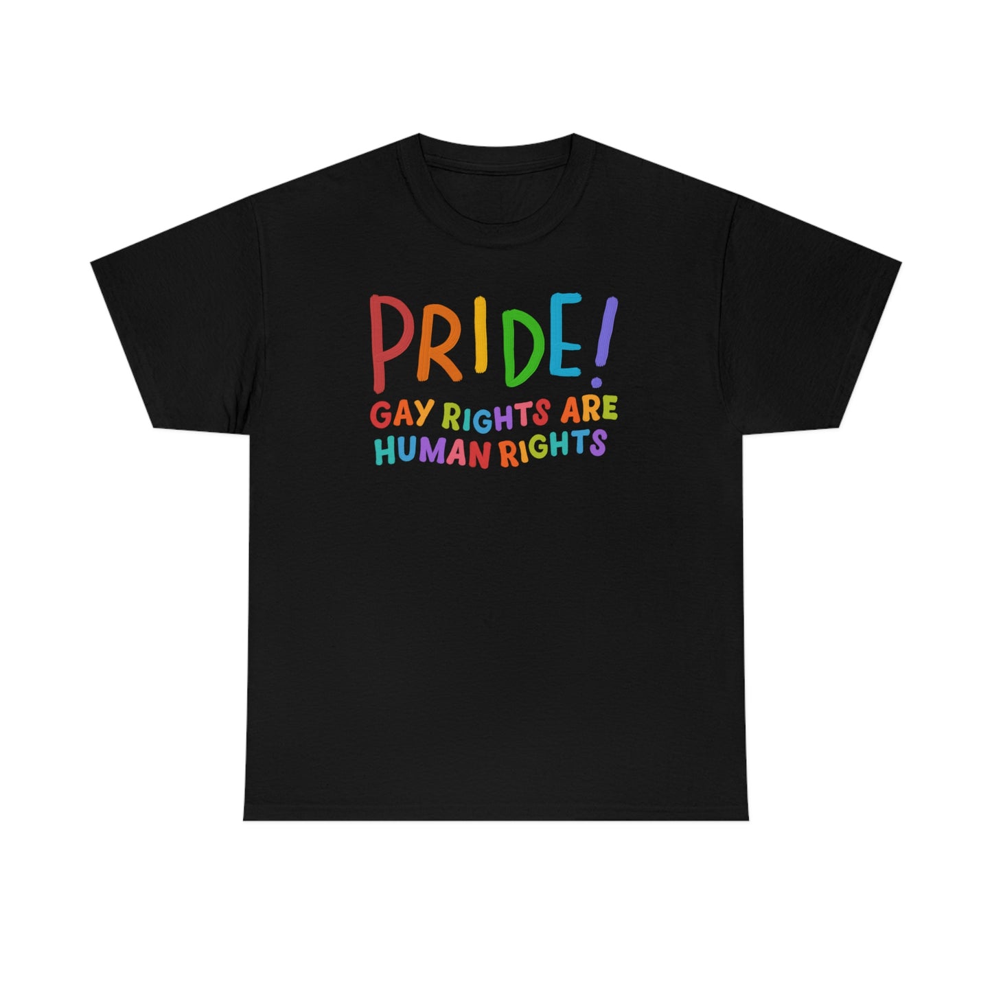 Beautiful Pride Gay Rights are Human Rights Unisex Heavy Cotton Tee