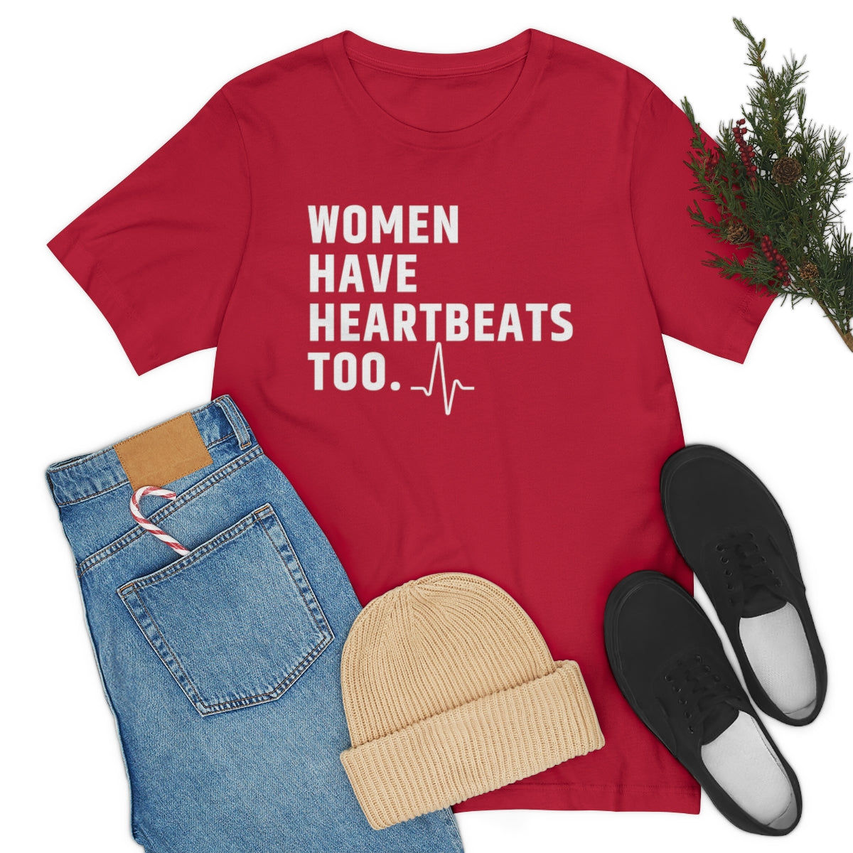 Roe vs Wade Women have Heartbeats too Unisex Super Soft Short Sleeve Tee