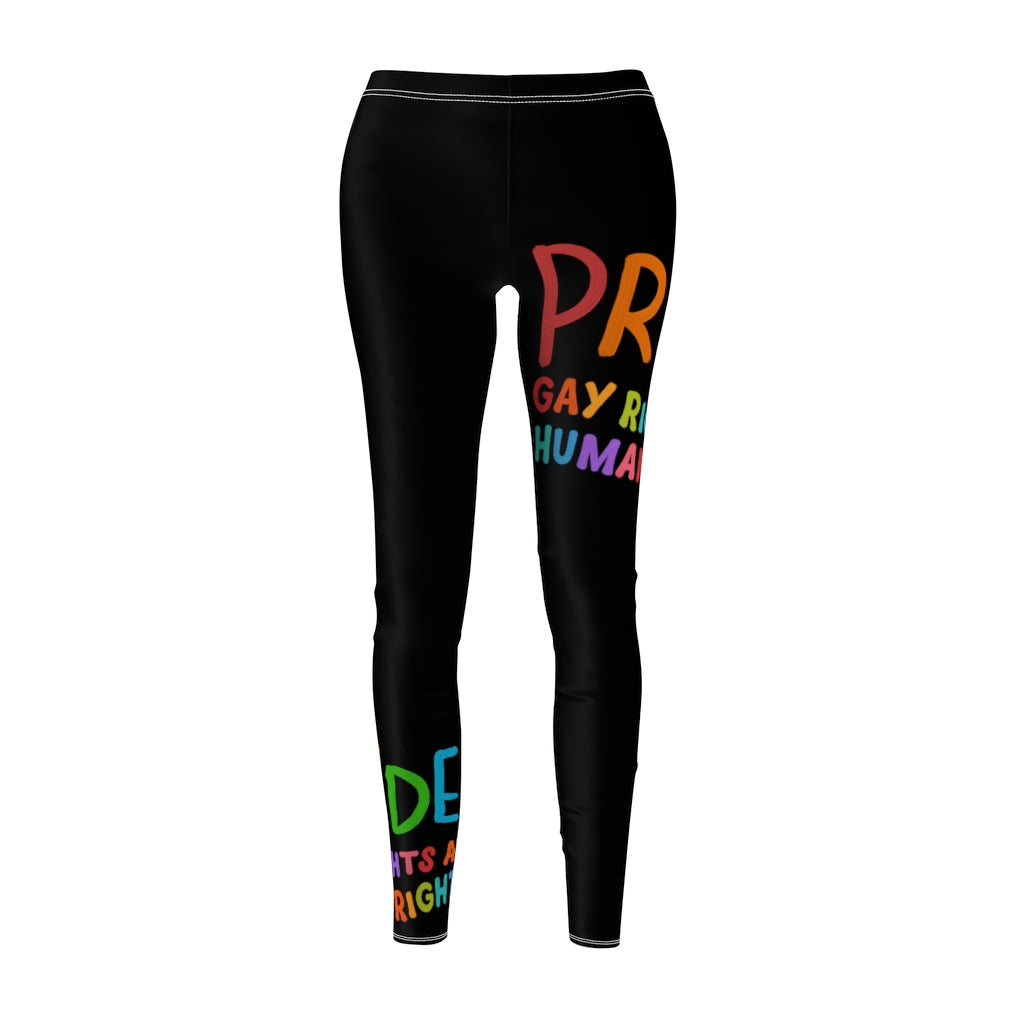 Pride Gay rights are human rights Cut & Sew Casual Leggings