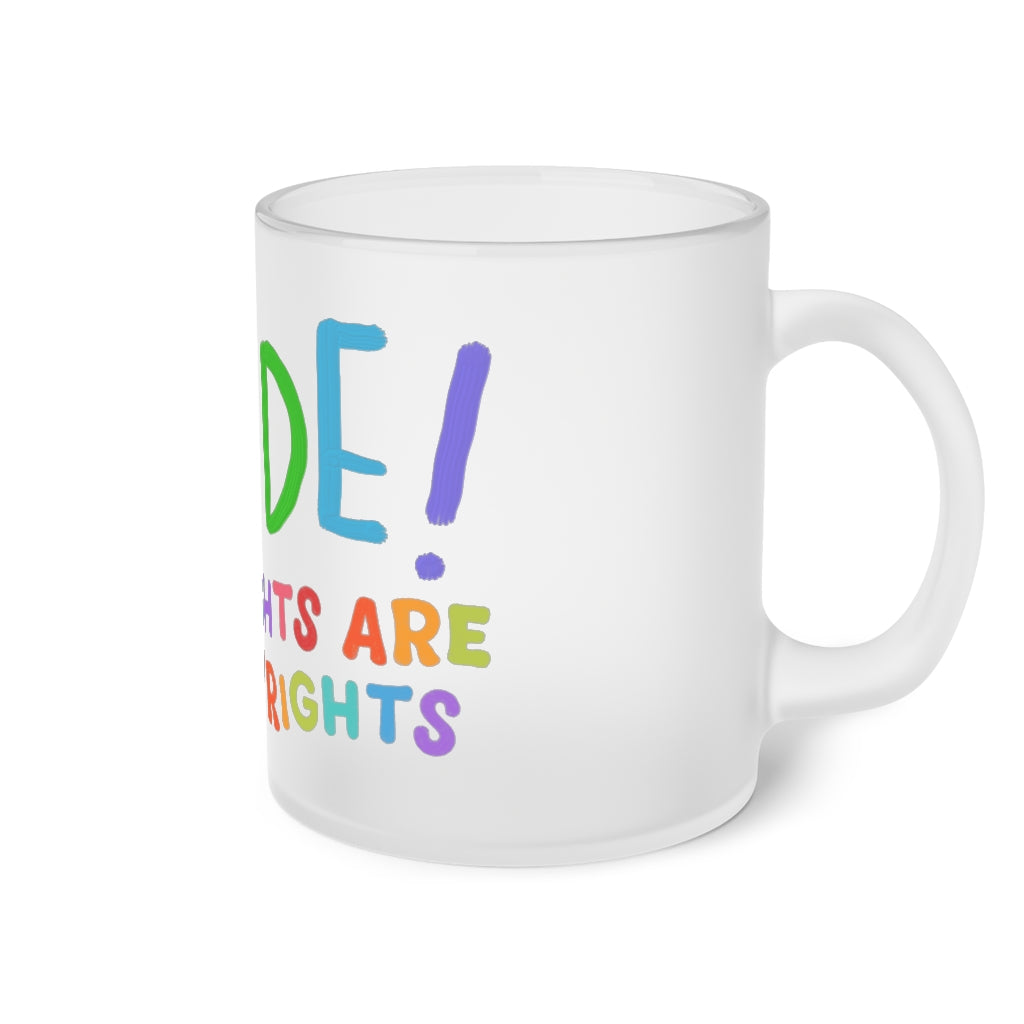 Pride Frosted Glass Mug