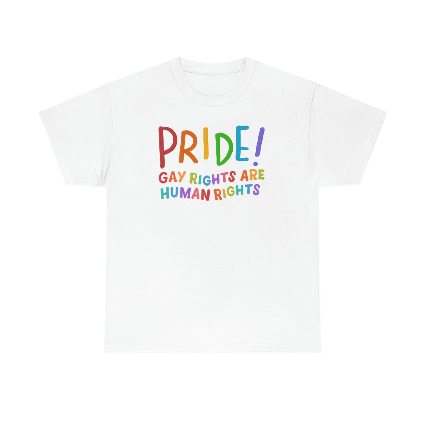 Beautiful Pride Gay Rights are Human Rights Unisex Heavy Cotton Tee