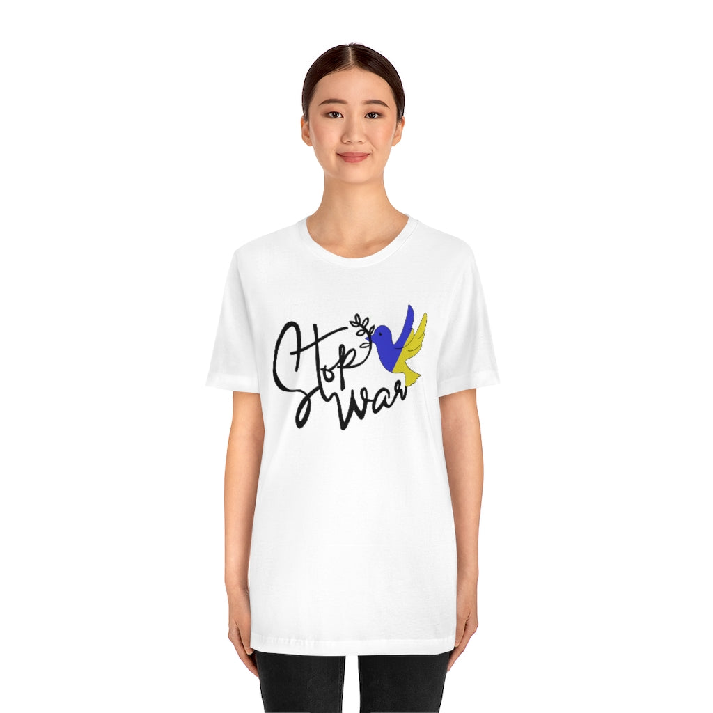 Stop War Unisex Jersey Short Sleeve Tee