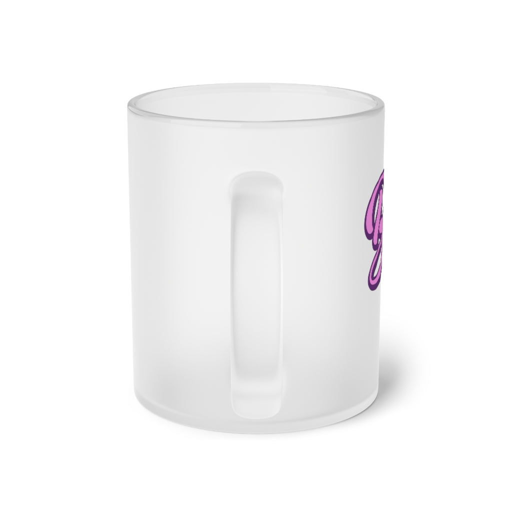 Cystic Fibrosis Cure CF Breathe frosted Glass Mug gift