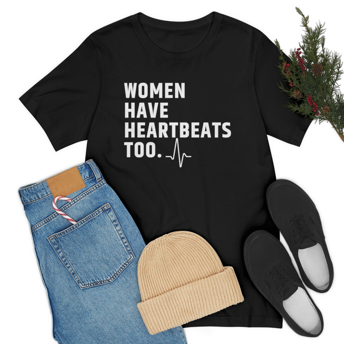 Roe vs Wade Women have Heartbeats too Unisex Super Soft Short Sleeve Tee