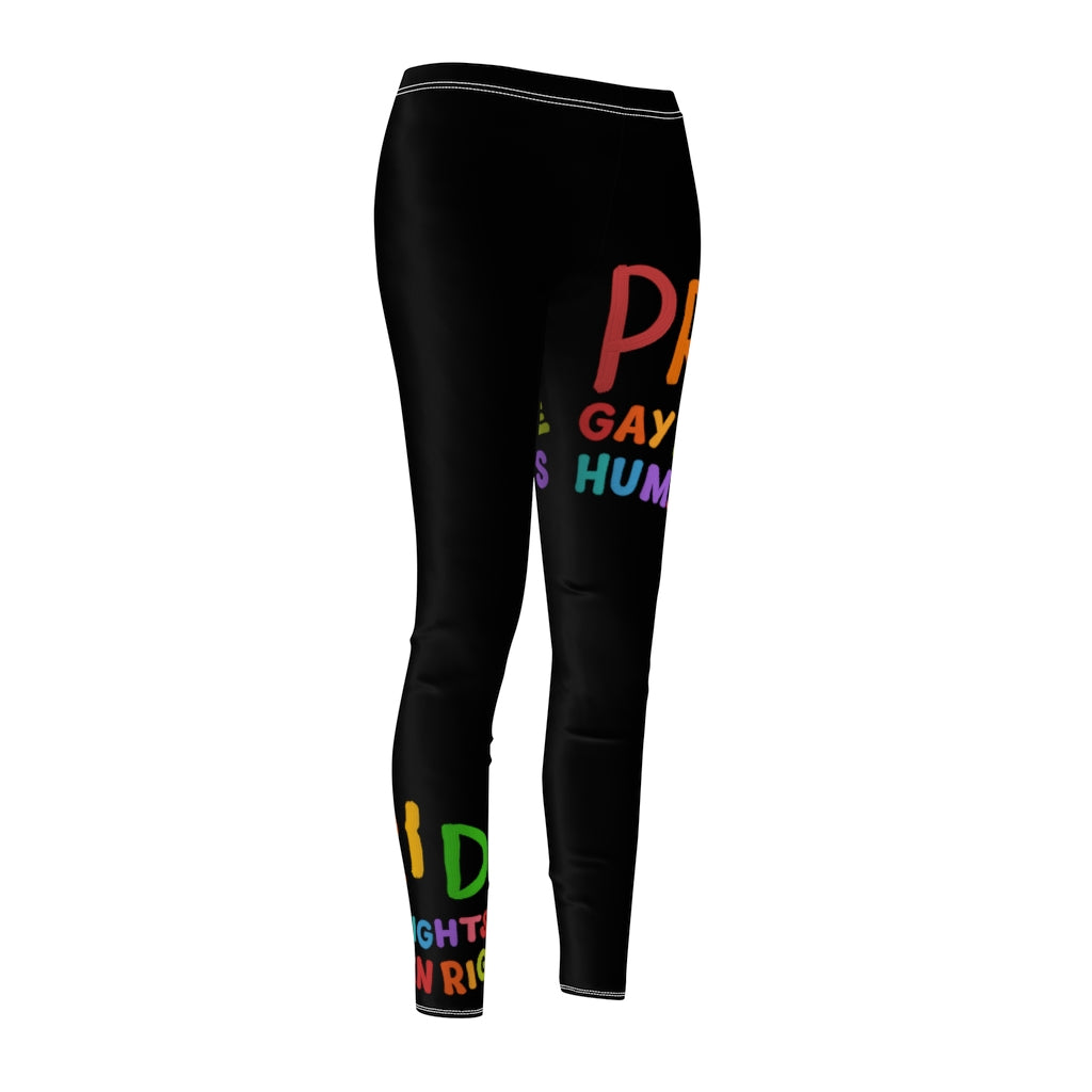 Pride Gay rights are human rights Cut & Sew Casual Leggings