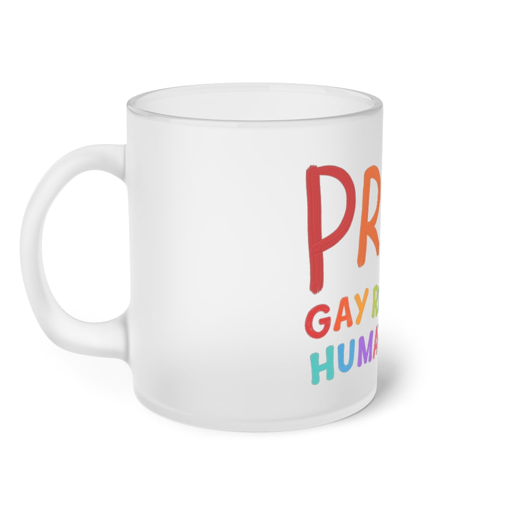 Pride Frosted Glass Mug