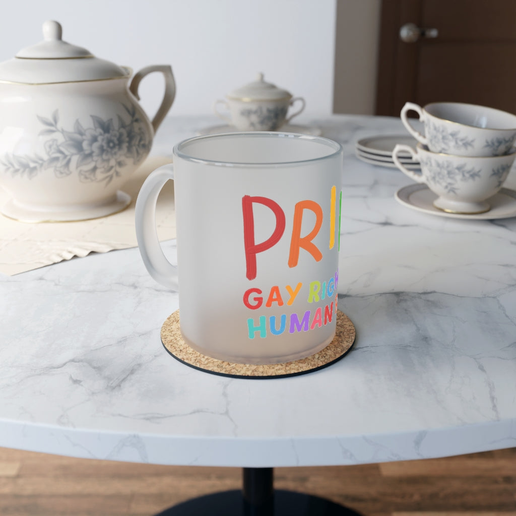 Pride Frosted Glass Mug