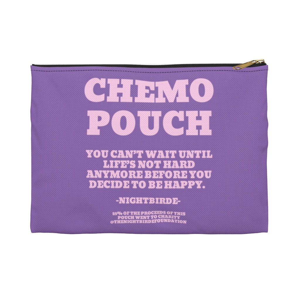 Beautiful Nightbirde Quote Chemo Pouch