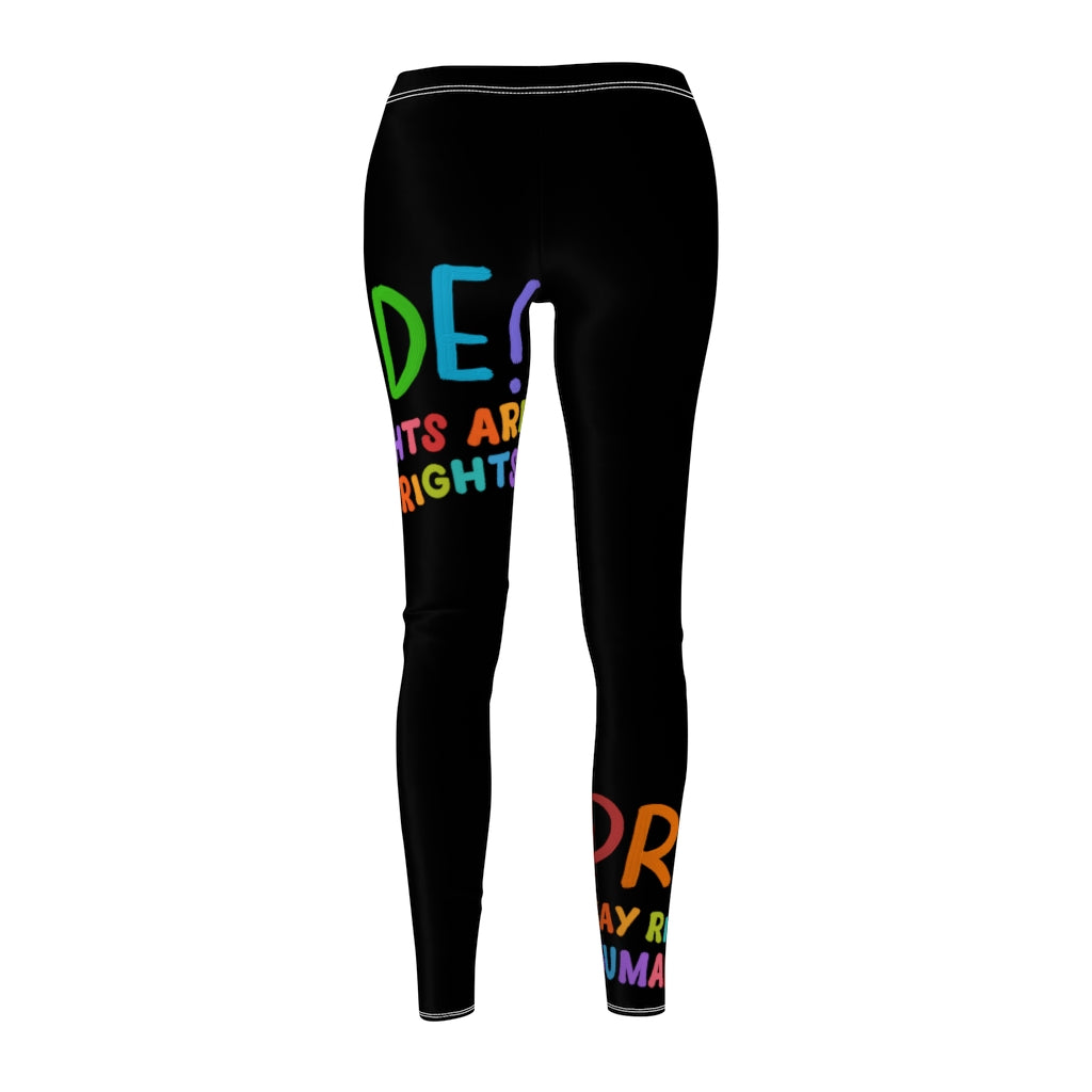 Pride Gay rights are human rights Cut & Sew Casual Leggings