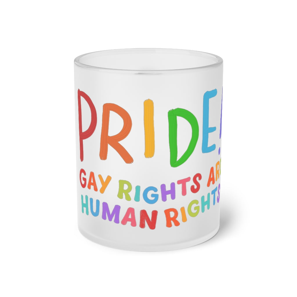 Pride Frosted Glass Mug