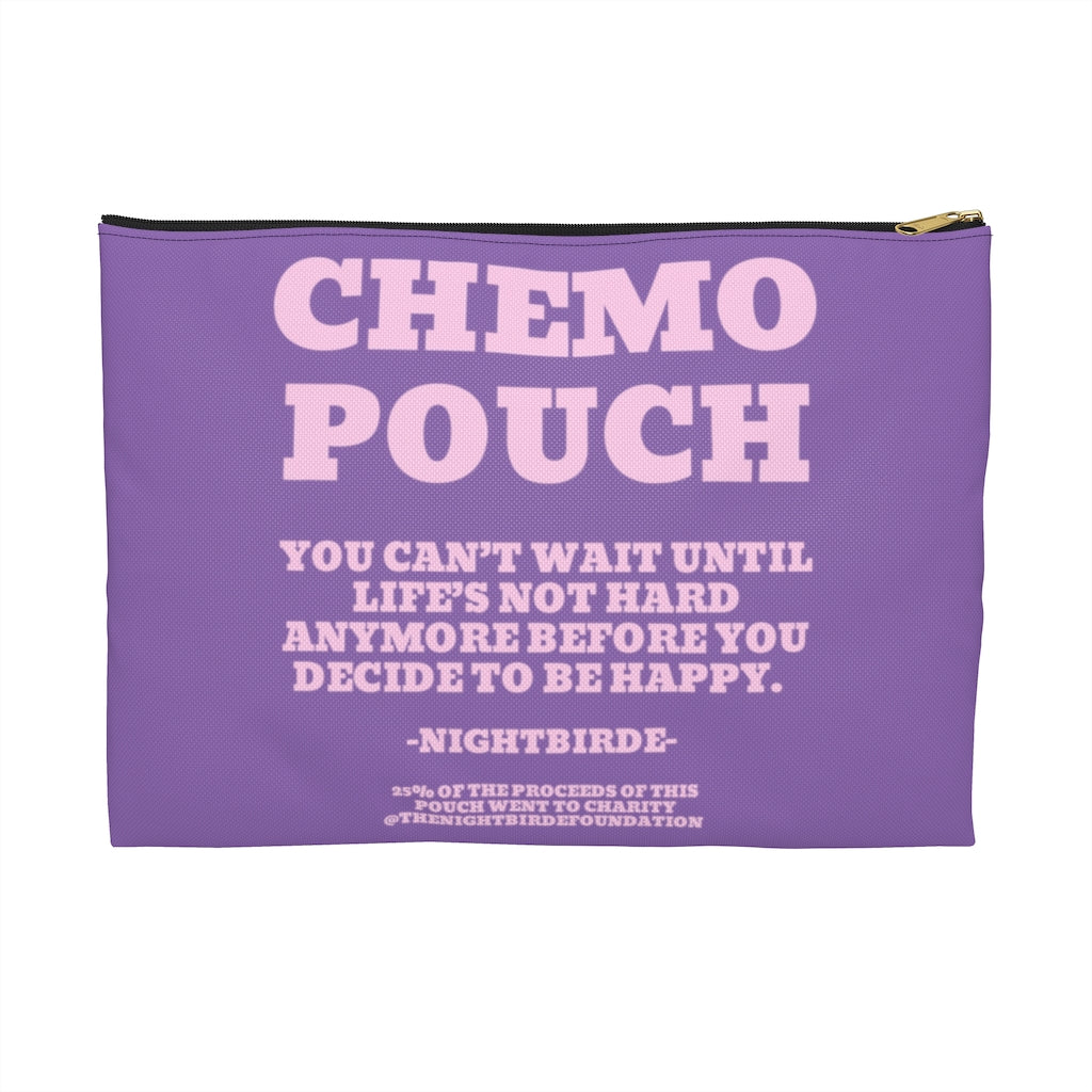 Beautiful Nightbirde Quote Chemo Pouch