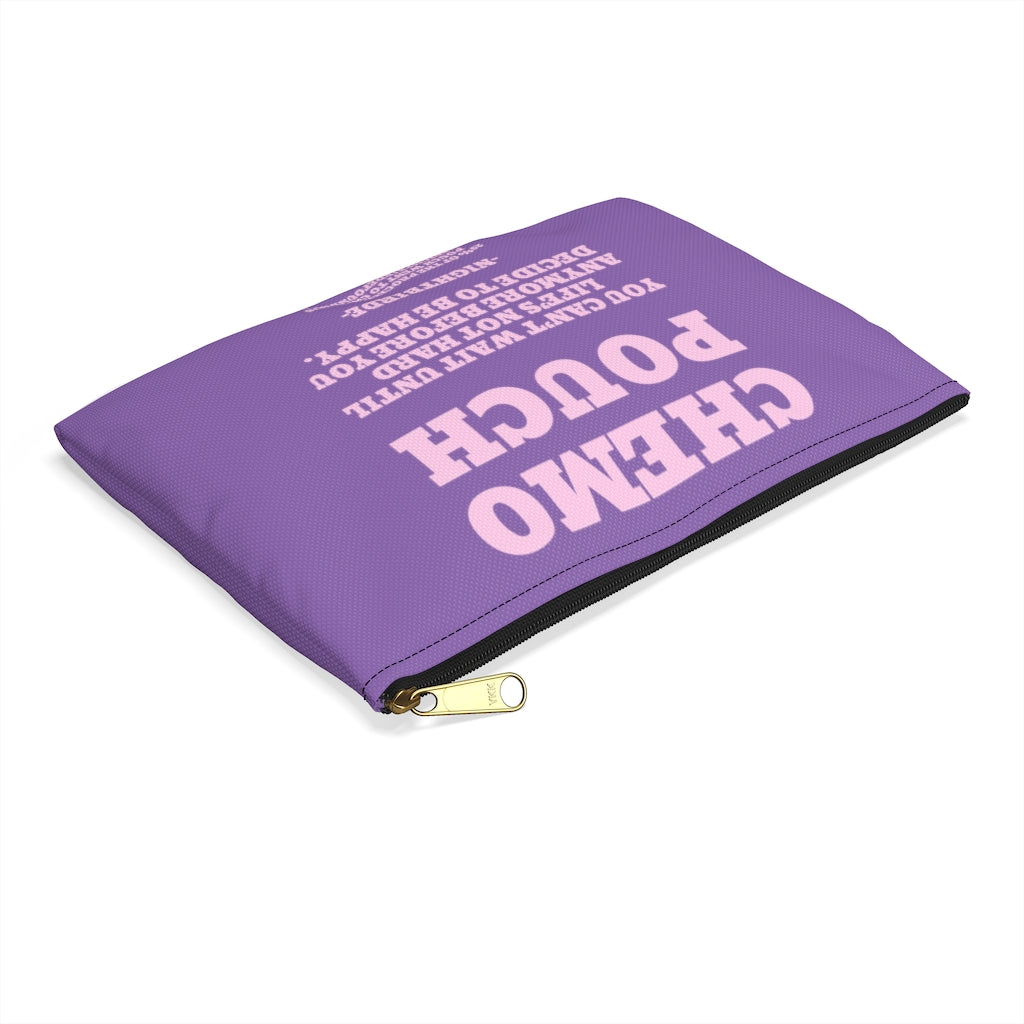 Beautiful Nightbirde Quote Chemo Pouch