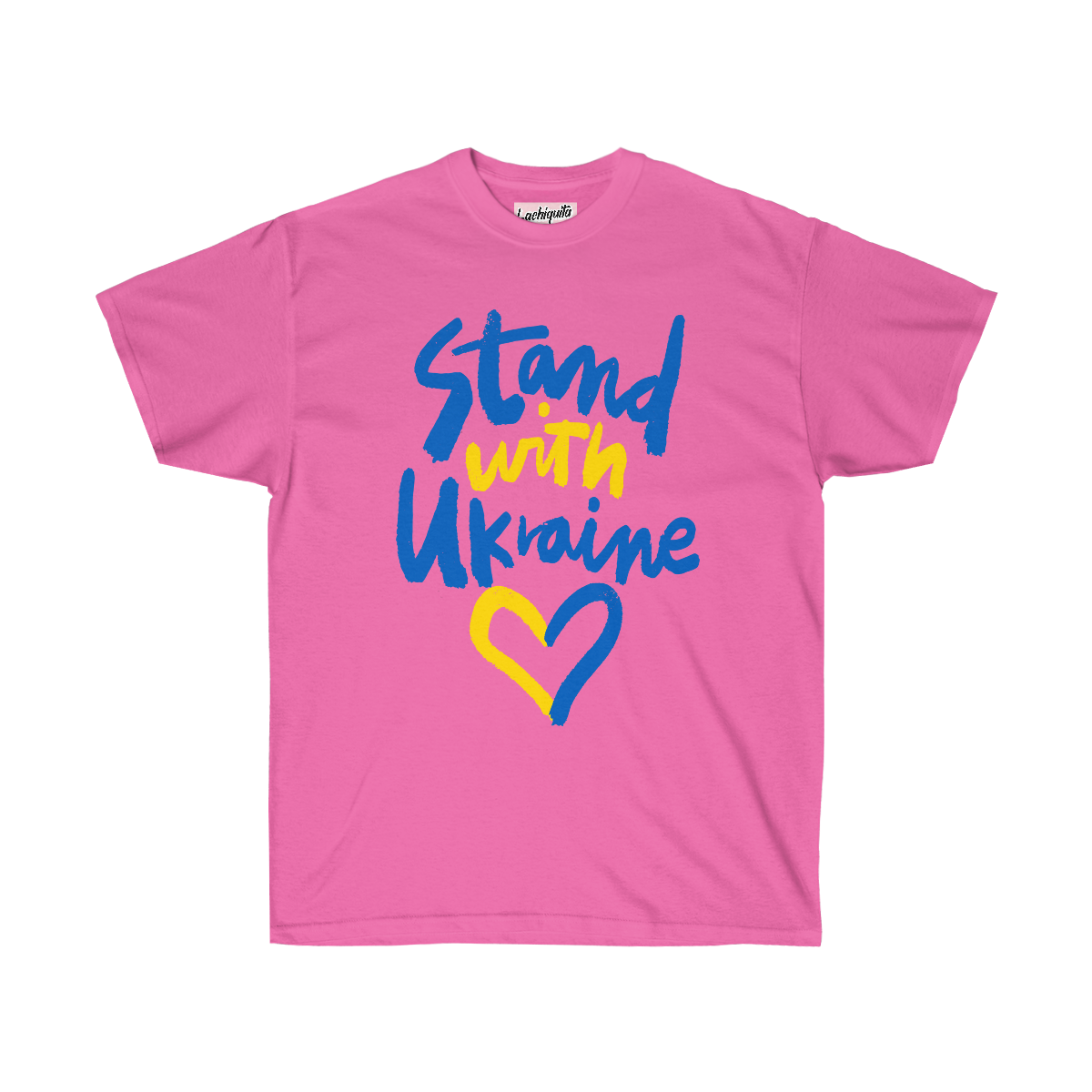 Stand with Ukraine Unisex Ultra Cotton Tee, shirts for a cause, 25% to charity, help Ukraine, gifts that give back, help Ukraine Shirt for a Cause