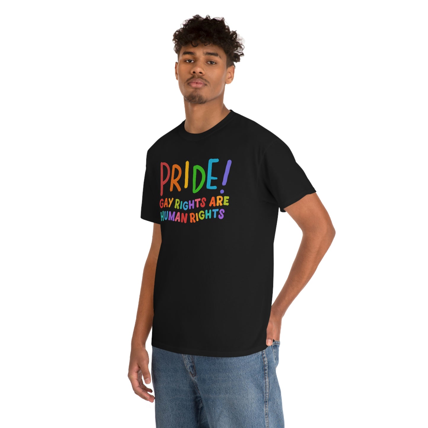 Beautiful Pride Gay Rights are Human Rights Unisex Heavy Cotton Tee