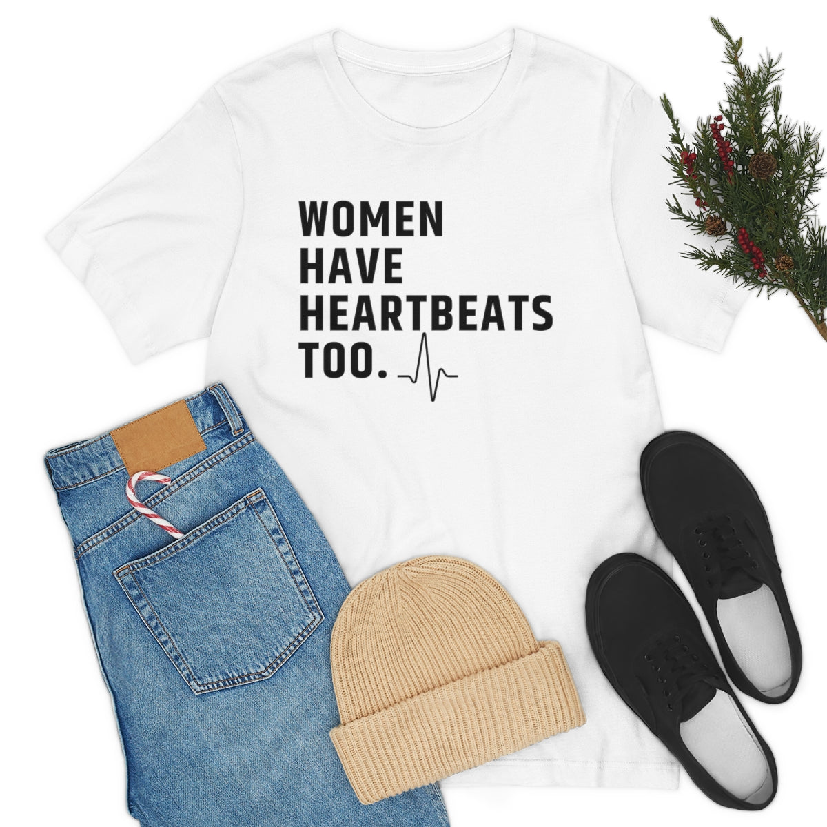 Roe vs Wade Women have Heartbeats too Unisex Super Soft Short Sleeve Tee